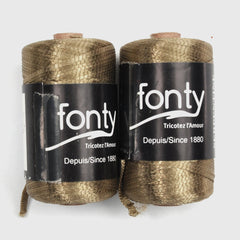 Fonty "Serpentine" Yarn - Polyamide Ribbon Yarn, DK Weight, 142 yards - Olive