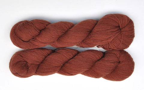 Shibui "Cima" Yarn - Superbaby Alpaca / Fine Merino Wool, Lace Weight, 328 yards - Rust