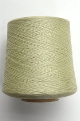 Silk City Fibers Silk/Cashmere weaving yarn on a cone - side view