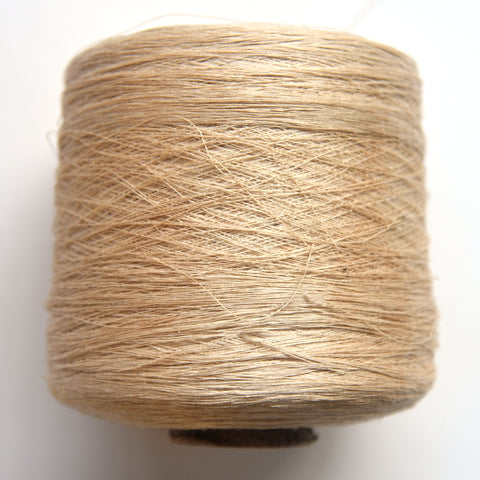 Linen 40/2 Weaving Yarn Cone - Natural