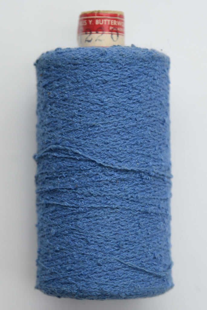 Charles Butterworth bouclé rayon yarn tube - side view
