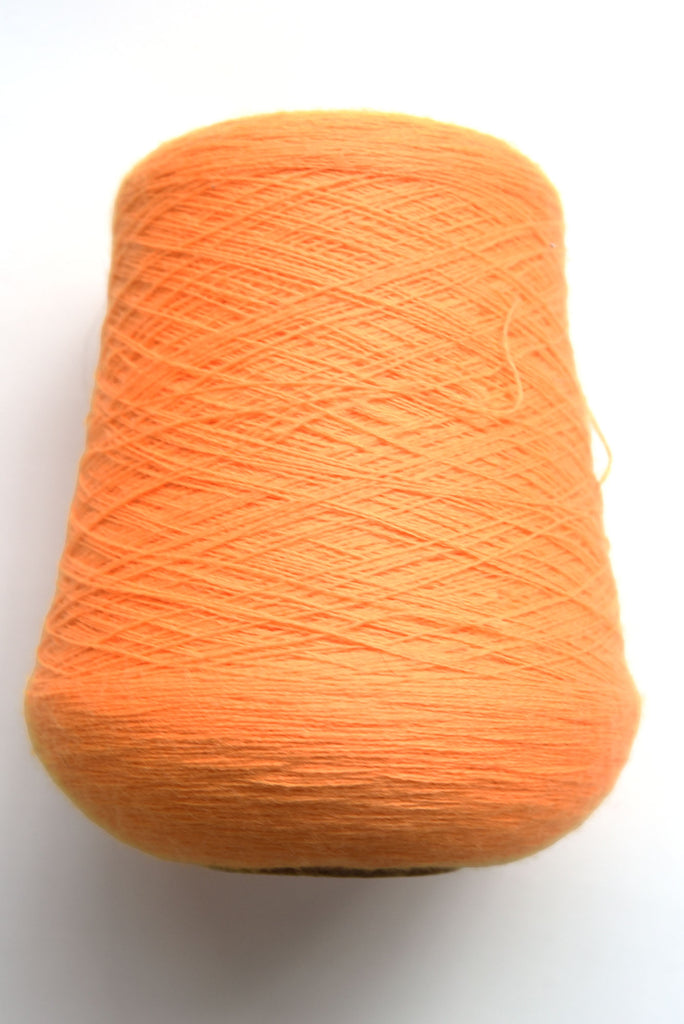 Phoenix Dyeworks wool yarn cone - side view