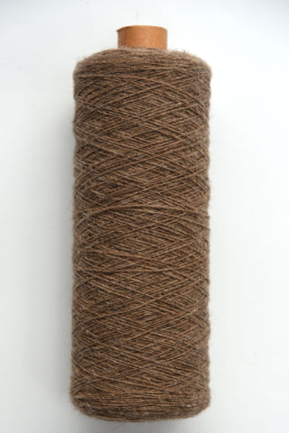 Scottish 1/12 Wool Weaving Yarn Tubes - Brown