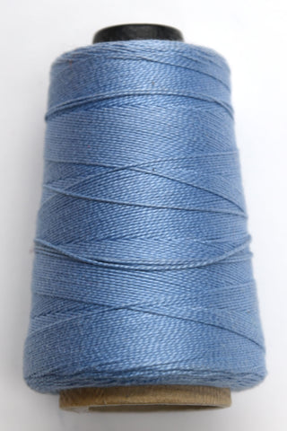 L. Ellen Mercerized Cotton 5/2 Yarn Cone - Copen Blue
