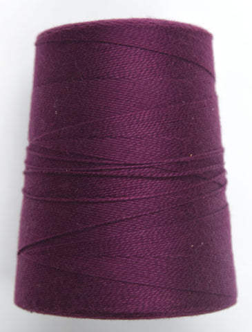 Uki Supreme Mercerized Cotton 3/2 Yarn Cone - Ruby Glint