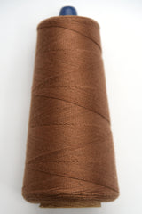 Lily 5/2 cotton yarn cone - side view