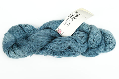DBNY "Lace Weight Suri Alpaca" Yarn - Baby Suri Alpaca / Baby Alpaca, Lace Weight, 880 yards - Storm
