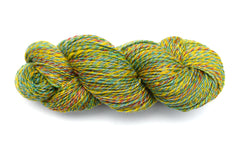 Handspun wool yarn for knitting, crocheting and weaving