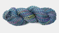 Handspun yarn for knitting, crocheting and weaving