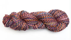 Handspun yarn for knitting, crocheting and weaving