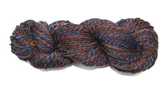 Handspun yarn for knitting, crocheting and weaving