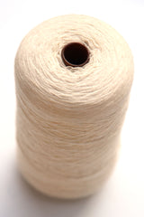 Cotton 30/2 weaving yarn on a tube - top view