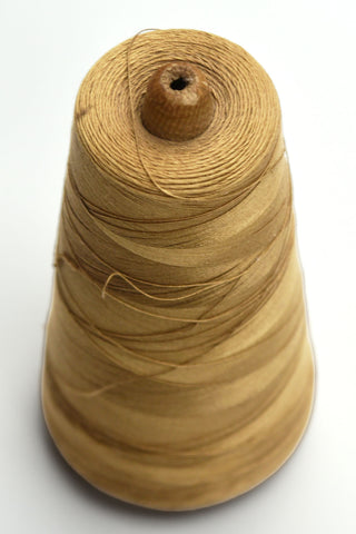 Gardiner Hall Mercerized Cotton Industrial Sewing Thread Cone, 6000 yards - Gold