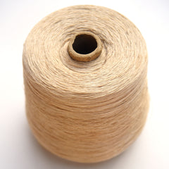 Linen 40/2 weaving yarn cone - top view