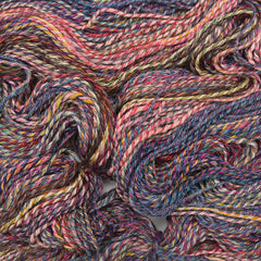 Handspun yarn for knitting, crocheting and weaving