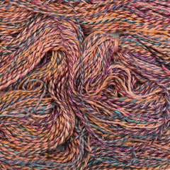 Handspun yarn for knitting, crocheting and weaving