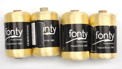Fonty "Serpentine" Yarn - Polyamide Ribbon Yarn, DK Weight, 142 yards - Yellow
