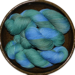 Hand painted Merino wool yarn, DK weight