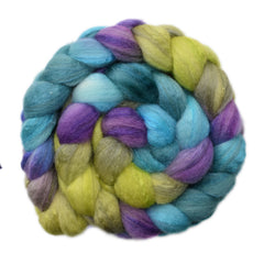 Silk / BFL 25/75% Wool Roving - Birthday Gifts 2 - 4.2 ounces