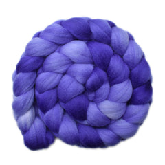 Hand painted Punta Arenas Merino wool roving for hand spinning and felting