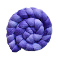 Hand painted Punta Arenas wool roving for hand spinning and felting