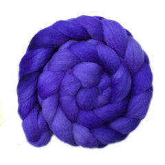 Hand painted Merino wool roving for hand spinning and felting