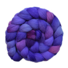 Hand  painted Galway wool roving for hand spinning and felting