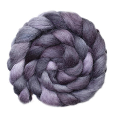 Hand painted Norwegian wool roving for hand spinning and felting