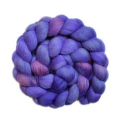 Hand painted Punta Arenas wqol roving for hand spinning and felting