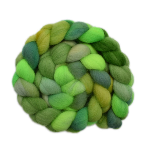 Finn Wool Roving - Spring Shoots 1 - 4.1 ounces