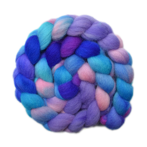 Brecknock Hill Cheviot Wool Roving - Joyous 1 - 4.1 ounces