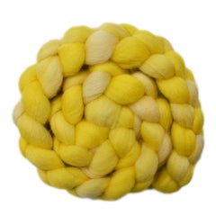 Hand painted Merino wool roving for hand spinning and felting