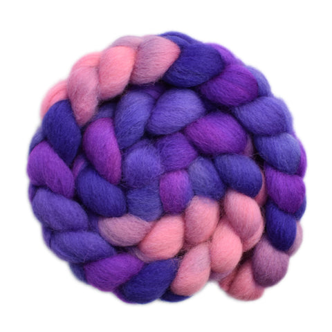 Galway Wool Roving - Pangs of Love 1 - 4.3 ounces