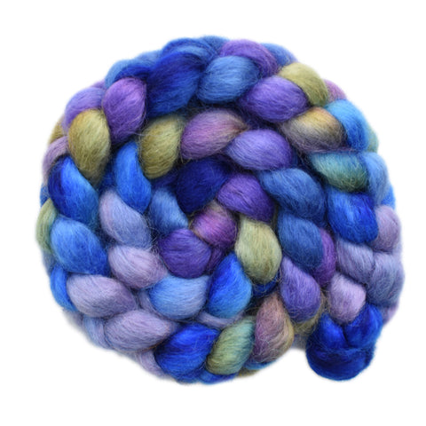 Wensleydale Wool Roving - Evening Cloak - 4.2 ounces