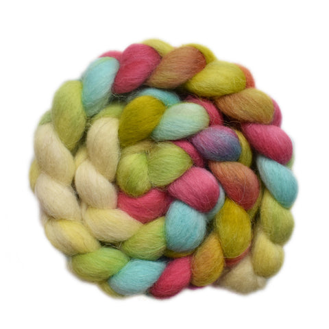 Scandinavian Mountain Wool Roving - Summer Playground 1 - 4.2 ounces