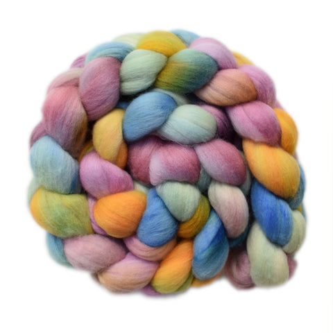 Merino Wool Roving, 19 micron - Nosegay 1 - 4.2 ounces