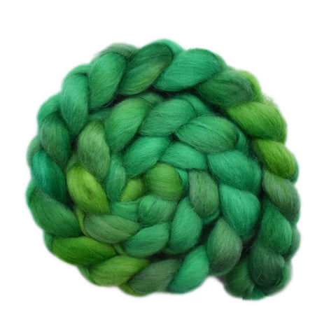 Norwegian Lustre Wool Roving - In the Forest 2 - 4.3 ounces