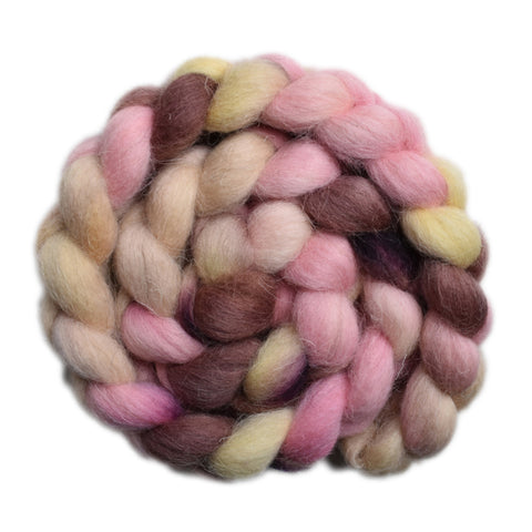 Scandinavian Mountain Wool Roving - Neapolitan 1 - 4.2 ounces