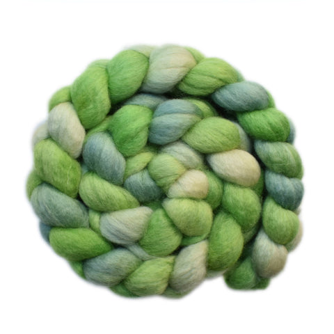 BFL Wool Roving - Prairie Grass 2 - 4.2 ounces