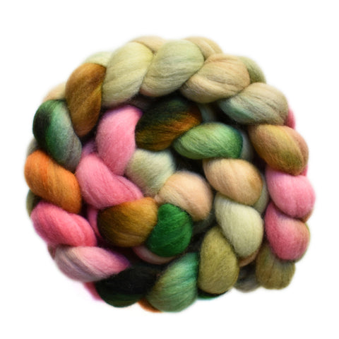 Punta Arenas Wool Roving - Early Flowers 2 - 4.0 ounces