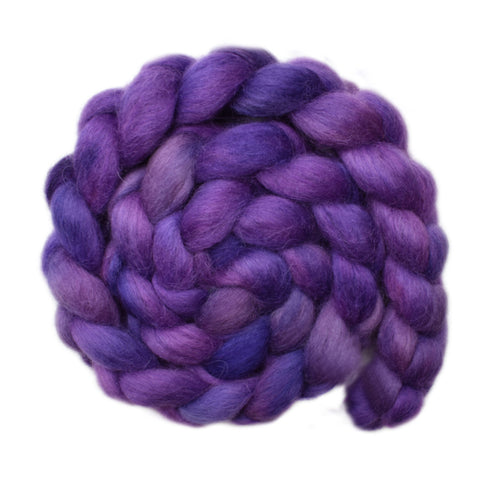 Norwegian Lustre Wool Roving - Deep Thought 2 - 4.2 ounces