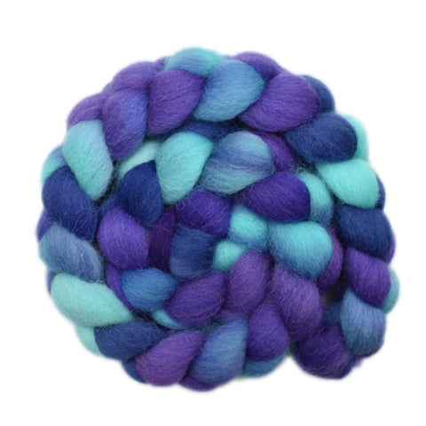 Galway Wool Roving - Cold Breeze 2 - 3.8 ounces