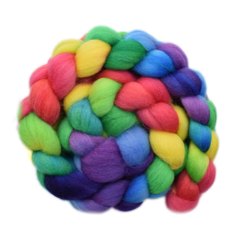 Punta Arenas Wool Roving - On Parade 1 - 4.2 ounces