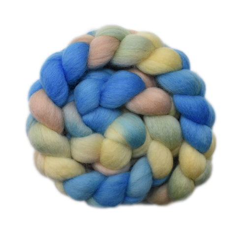 Falkland Wool Roving - Day at the Beach 2 - 4.2 ounces