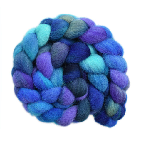 Exmoor Horn Wool Roving - Calling Sea 1 - 3.9 ounces