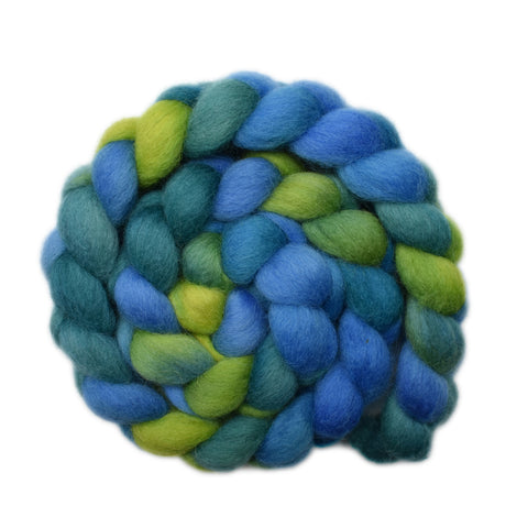 Finn Wool Roving - Pond Plants 1 - 3.9 ounces