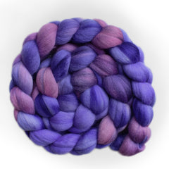 Hand painted Punta Arenas Merino wool roving for hand spinning and felting