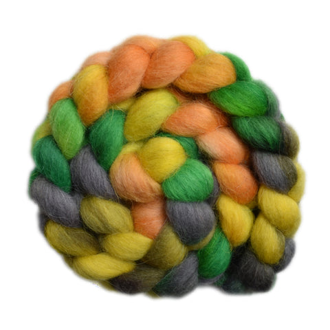 Scandinavian Mountain Wool Roving - Sun in the Garden 2 - 4.0 ounces