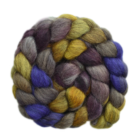 Gray Masham Wool Roving - Ancient Treasure - 4.2 ounces