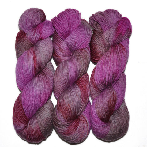 Hand dyed yarn - Merino wool yarn, DK weight, 300 yards - Madderakka